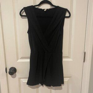 BCBG Generation Black Shorts Romper -‎ Size Small